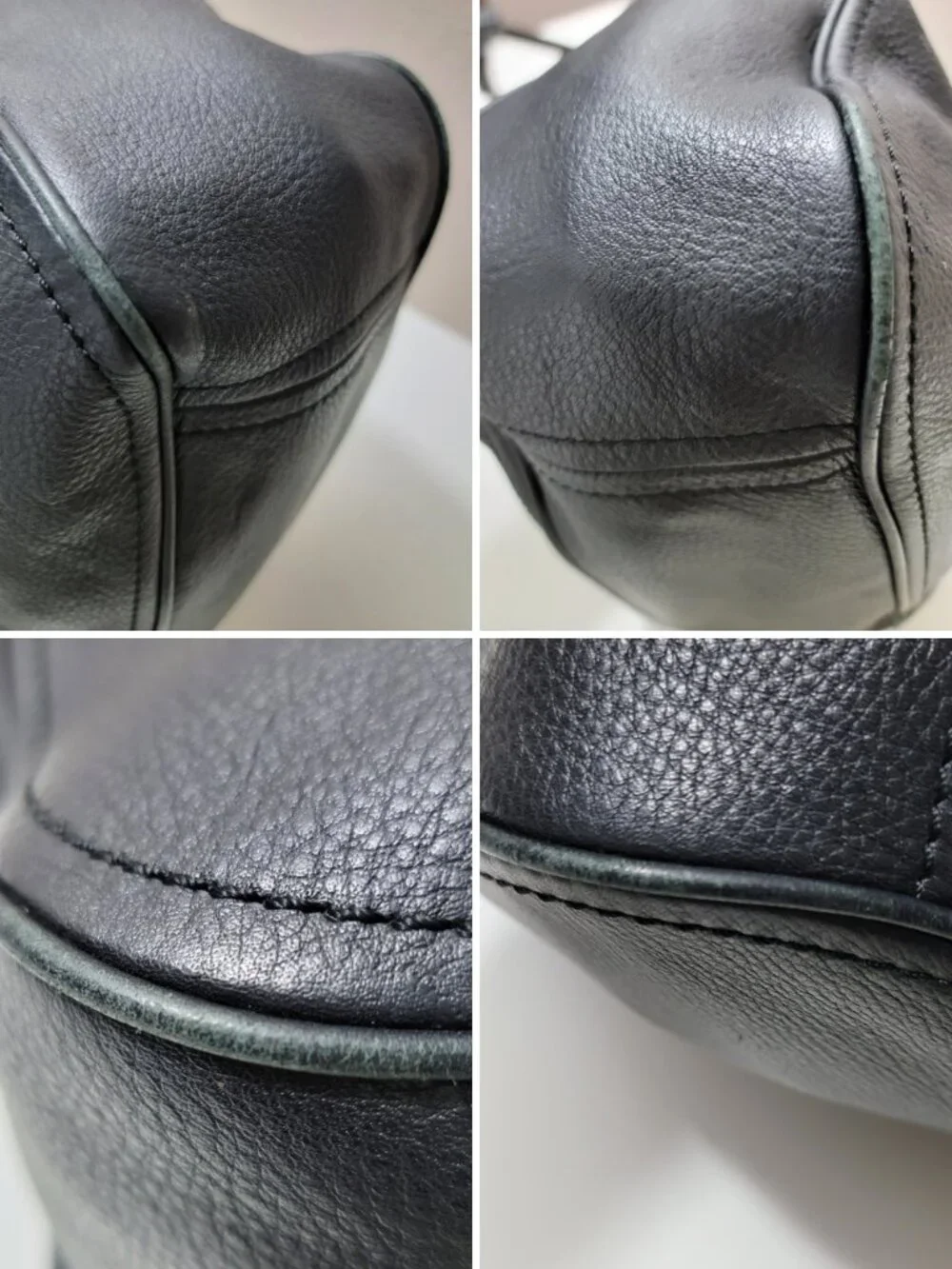 Kate Spade Cobble Hill Black Pebbled Leather Hobo Shoulder Bag Chain Strap